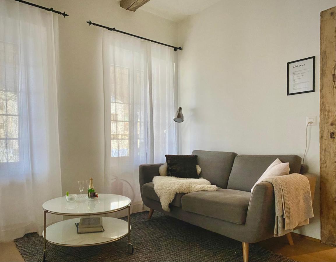 Beautiful Studio In A Villa From 18Th Century Thun Exterior foto